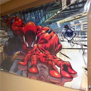 Marvel Spider-Man Dynamic Red and Black Tapestry
